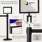 Montour Line Stanchion Post Top Sign Frame 8.5 x 11 in. H Polished Brass HDSF-8511-H-PB - alternate 2